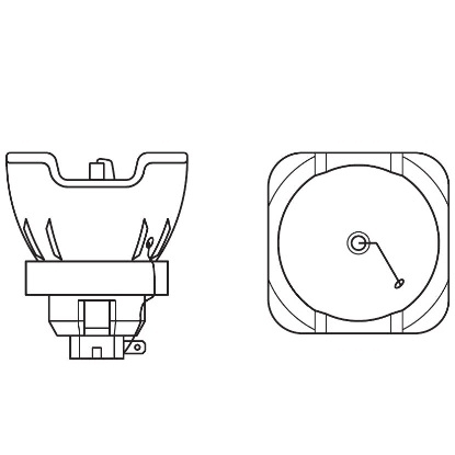 SIRIUS HRI 470 W RO 7500k OSRAM 1500 ore