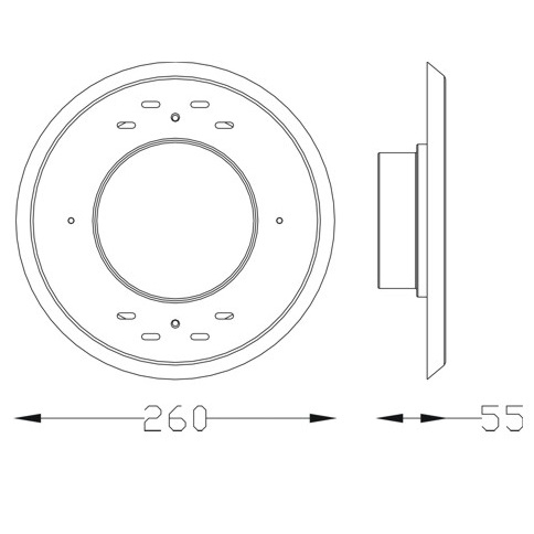 Lampada per piscine STW WHITE per sostituzione WIBRE 5300K