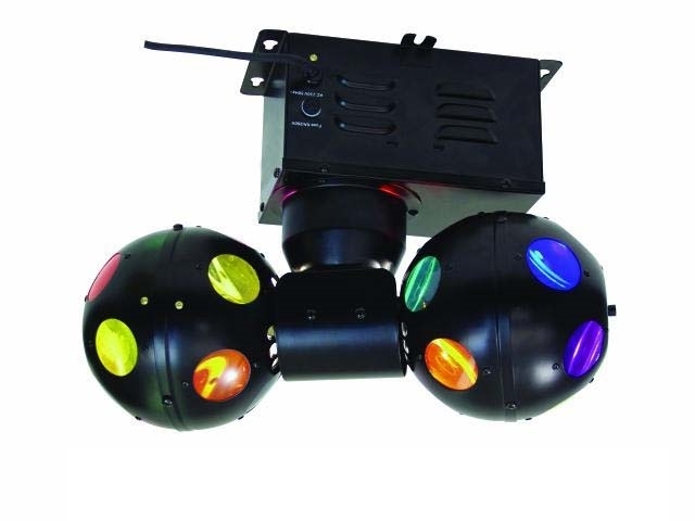Faro motorizzato alogeno con doppia sfera rotante Fireball 600W