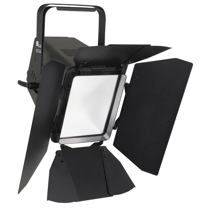 Illuminatore negozi Flood led 80W bianco caldo e freddo 95-105° nero
