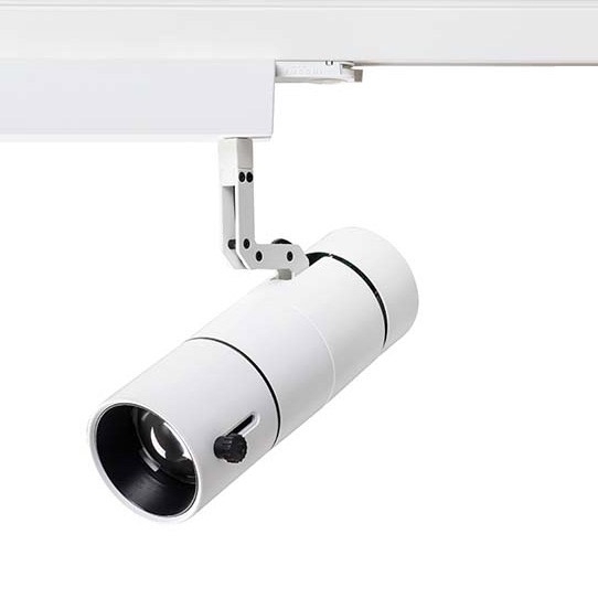 Proiettore led con fascio regolabile Admire bianco fisso 4000K dimmerabile nero 