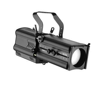 Sagomatore teatrale Alba LED 18/36 230W RGBW dmx512 + RDM nero