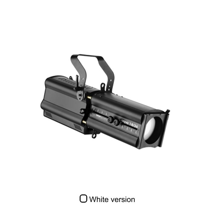 Sagomatore teatrale Arpa LED 18/36 150W RGBW dmx 512 + RDM bianco