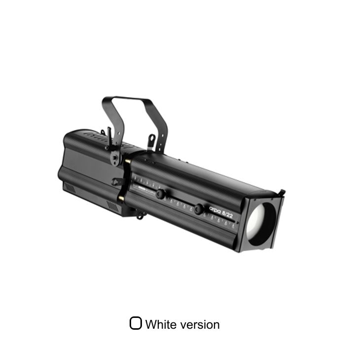 Sagomatore teatrale Arpa LED 8/22 150W RGBW dmx512 bianco
