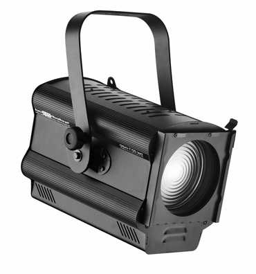 Faro teatrale Fresnel Arpa LED 150W 3200K dmx512 nero