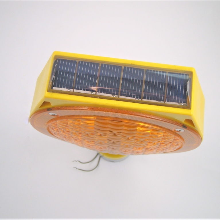 Barriera singola led giallo lampeggiante