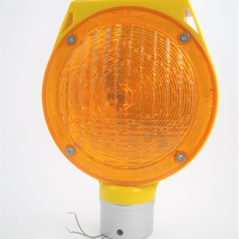 Barriera singola led giallo lampeggiante