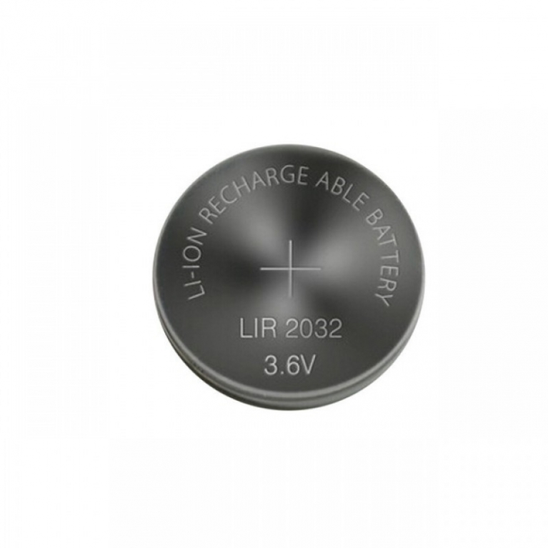 Batteria a Bottone Ricaricabile LIR2032 3.6V 40mAh agli Ioni di Litio