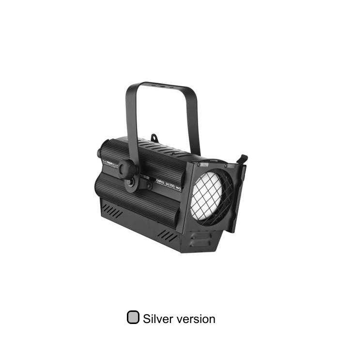 Faro teatrale PC Cetra LED 100W RGBW dmx argento