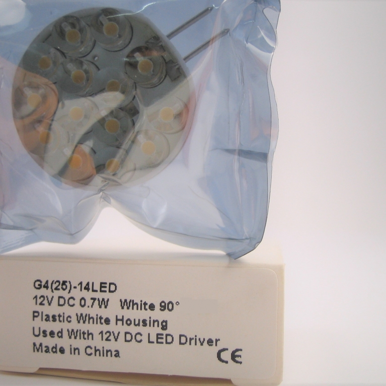 CIRCUITO G4 12V DC 14 LED BIANCO 90°
