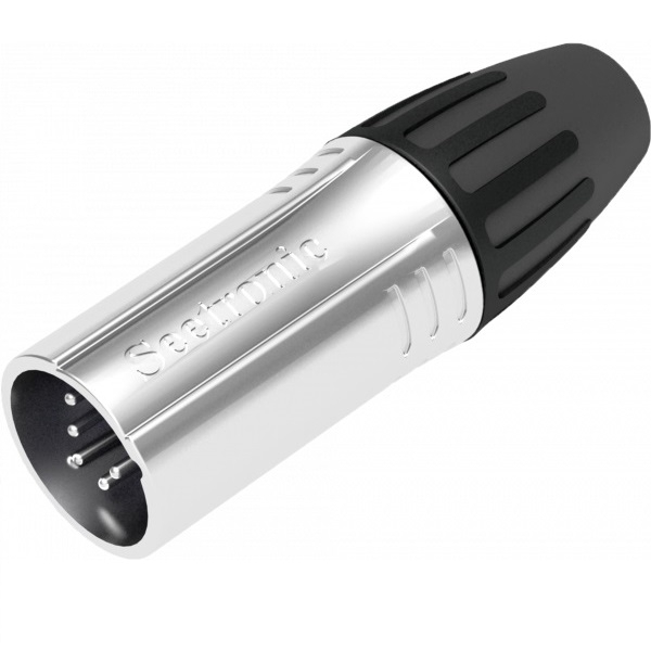 Connettore volante XLR 5 poli maschio IP40 Seetronic