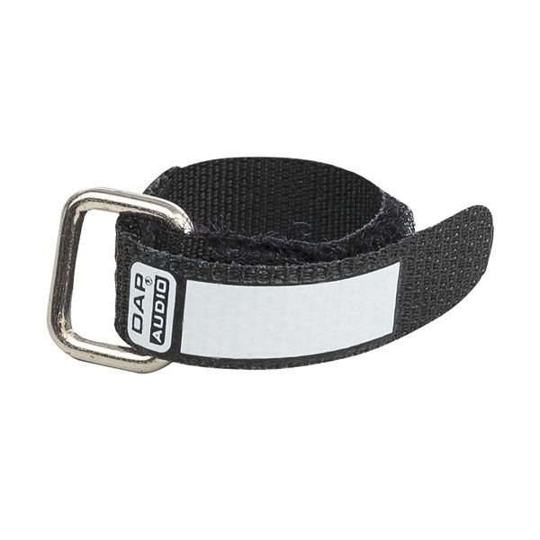 Fascette fermacavo in velcro 12cm nero 10 pz