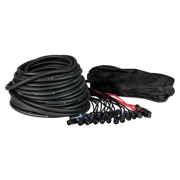D961930 ciabatta audio 24/4 COBRAX con cavo frusta 30m
