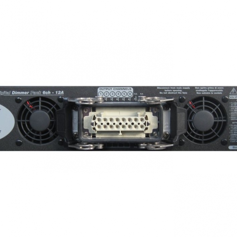 DIMMER RACK 6 CANALI 12 AMPERE NEXT DDP612 CON ILME 16