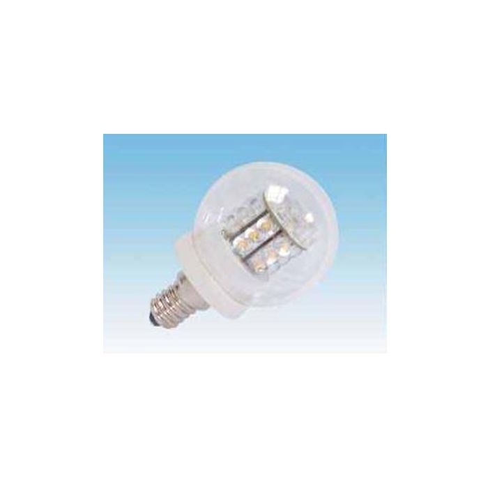 BULBO LED E14-N 230V 30 LED BIANCO CALDO 90°
