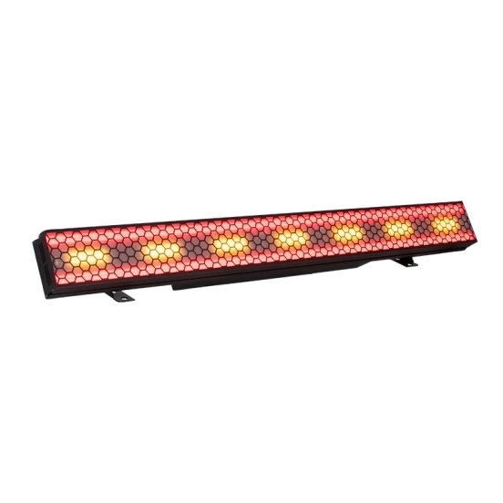 Elecktron Bar FX 300W 7 led da 40W Ambra + 528 led da 0,5W RGB