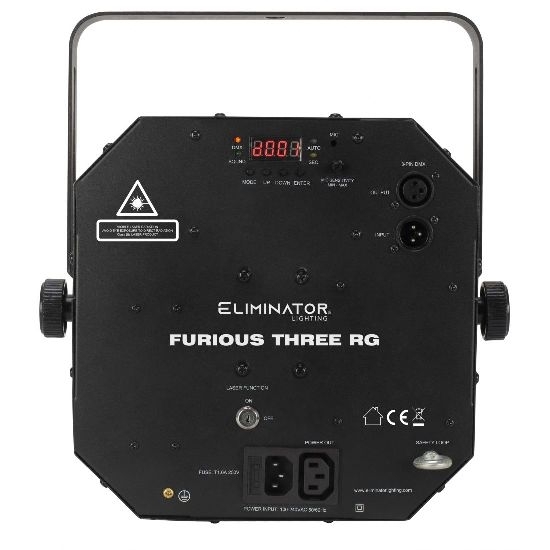 Proiettore led Furious Three FX  3-in-1 Moonflower, Wash e Laser RGB