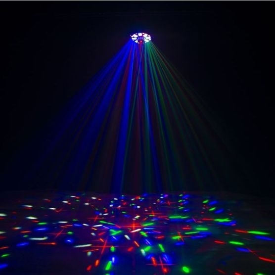 Proiettore led Furious Three FX  3-in-1 Moonflower, Wash e Laser RGB