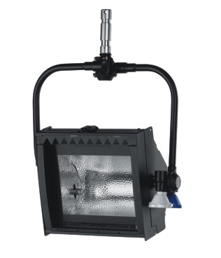 Ribalta alogena Inno A 1000W pole operated nero