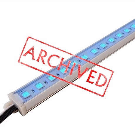 Barra a LED RGB 400 lm 450-630 nm 60cm 11 W 48 LED IP55 24 VDC