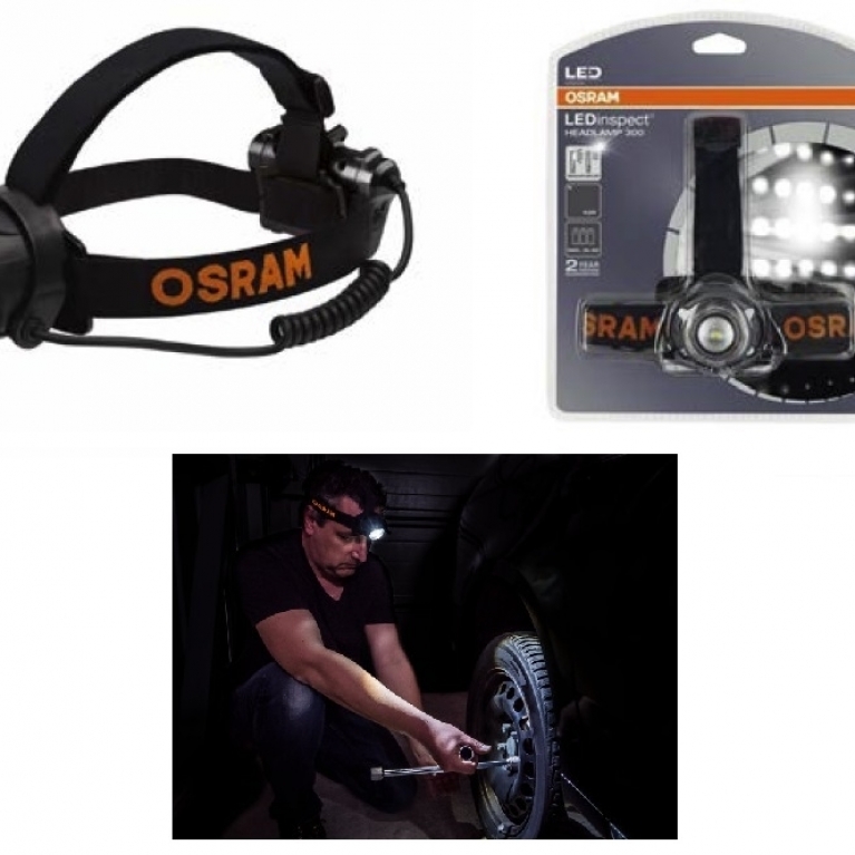 Torcia a led caschetto da testa - Headlamp 300 LED