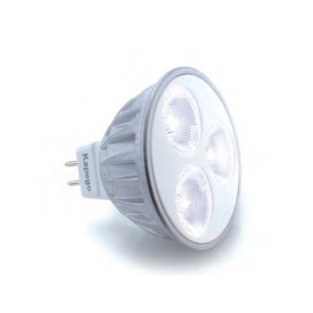 180222 LED MR16 3W 12V DC GU5,3 6000K 38° BIANCA