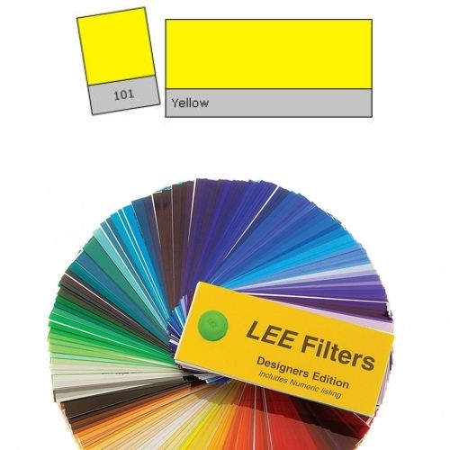 FOGLIO GELATINA LEE FILTERS #101# GIALLO 0,61mt X 0,53 mt