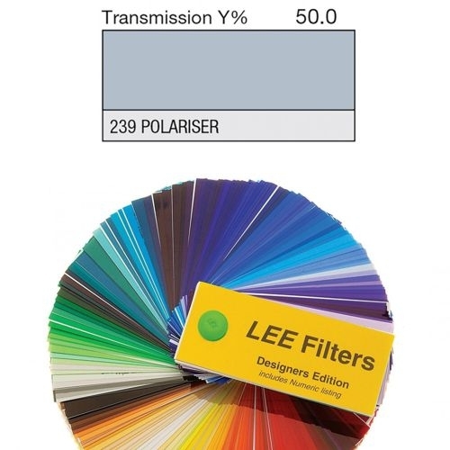 FOGLIO GELATINA LEE FILTERS #239# POLARISER 0,48mt. X 0,30mt.