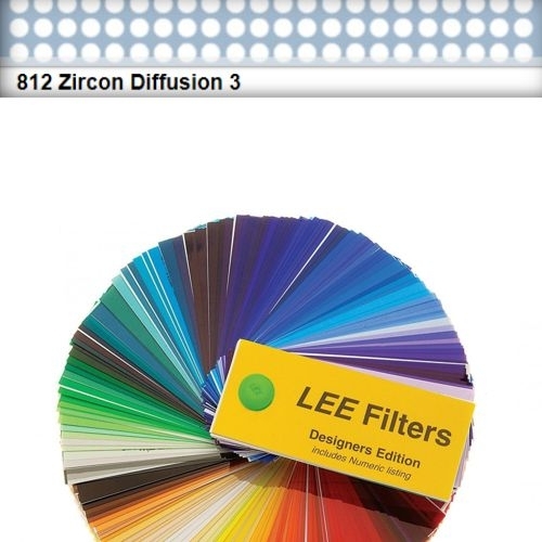 FOGLIO GELATINA ZIRCON LEE LED #812# DIFFUSION 3 61cm X 61cm.