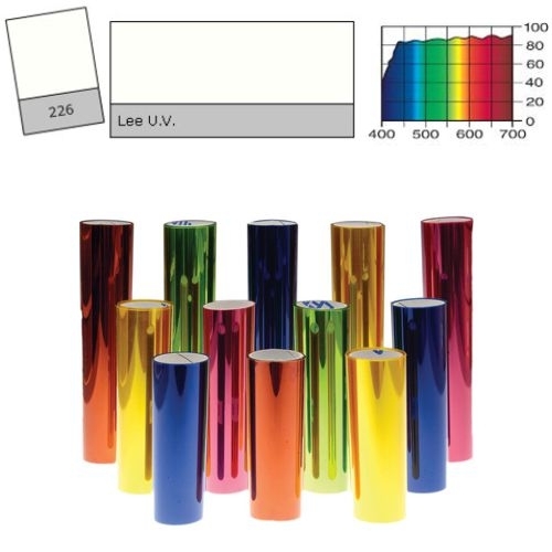 ROTOLO GELATINA LEE FILTERS #226# UV 7,62mt.X1,22mt.