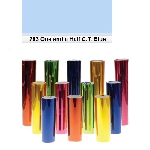 ROTOLO GELATINA LEE FILTERS #283 ONE AND A HALF CT BLU 7,62MT X1,22MT.