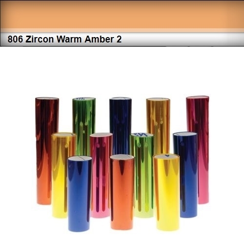 ROTOLO GELATINA LEE FILTERS #806# ZIRCON WARM AMBER 2 3,05mt X1,2mt.