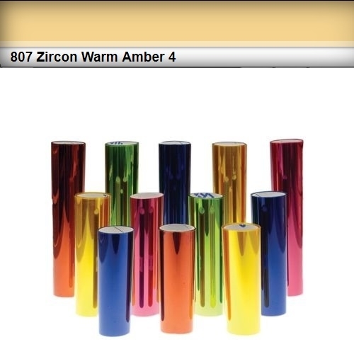 ROTOLO GELATINA LEE FILTERS #807# ZIRCON WARM AMBER 4 3,05mt X1,2mt.