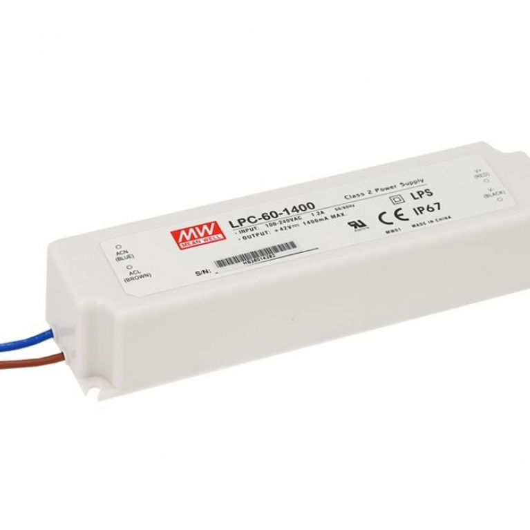 ALIMENTATORE a corrente costante 9-42V 1400mA max 60W IP67