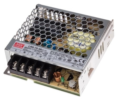 ALIMENTATORE a tensione costante 75W 48V DC