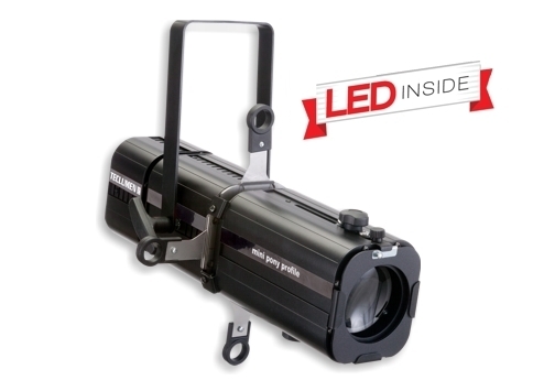 MINI PONY LED SAGOMATORE NERO 31°- 46° 5000°K DMX