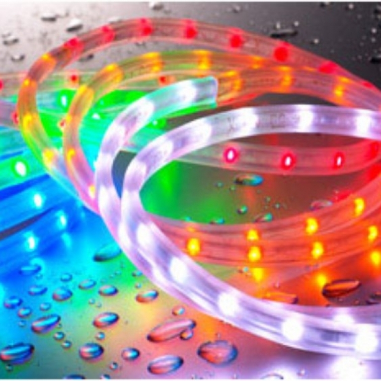 STRISCIA MINI LED IP67 12V 5x8mm AMBRA/ARANCIO SPAZIO 2,54 cm. 1,8W/MT