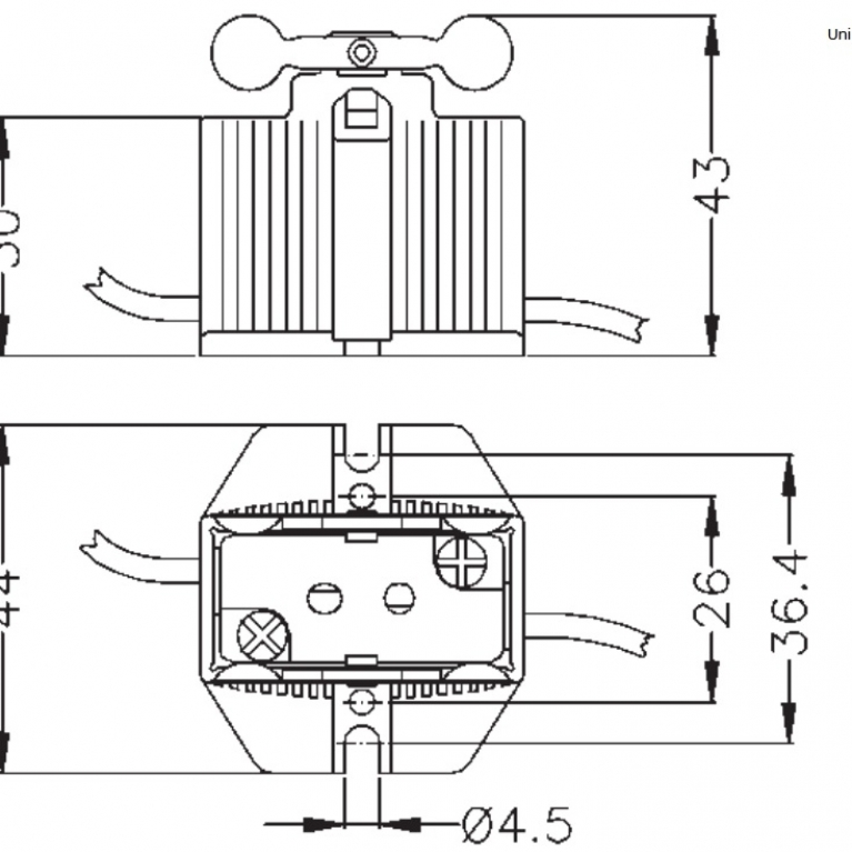 lamp holder dimension gx9,5