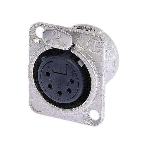 Connettore XLR a pannello 5P femmina Neutrik