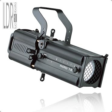 Sagomatore alogeno con ottica regolabile NOTA zoom 18/36° 1000W argento