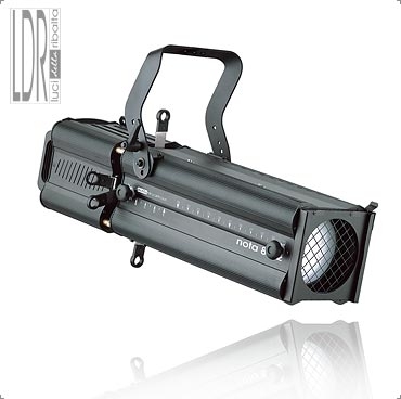 Sagomatore alogeno con ottica regolabile NOTA zoom 8/22° 1000W argento