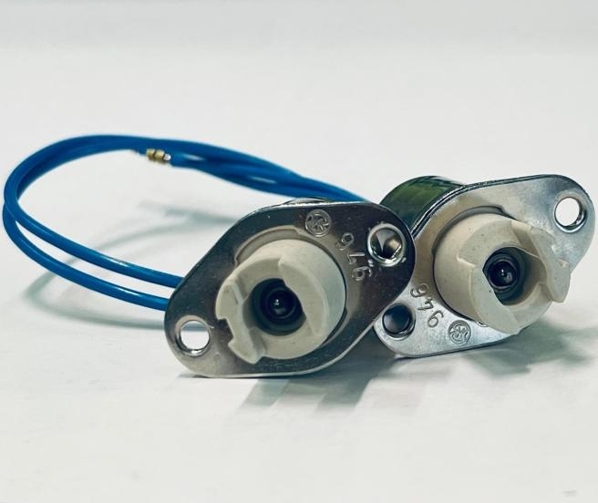 946 Coppia portalampada RX7S R7S cavo teflon 30cm