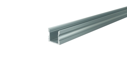 Profilo alluminio alto AU-02-10 anodizzato 2 m strisce led 11mm
