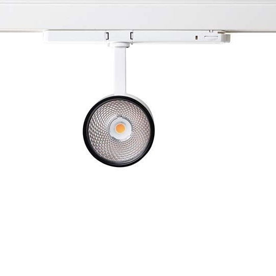 LEDspot Respect con temperatura colore bianco fisso 3000K dimmerabile nero