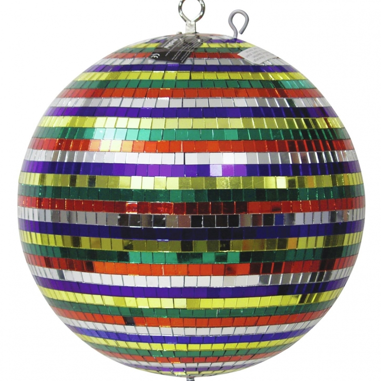 SFERA SPECCHIO COLORATA  Ø 30cm.