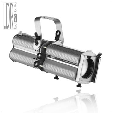 Sagomatore a scarica con ottica regolabile Soffio 20/40° 70W argento