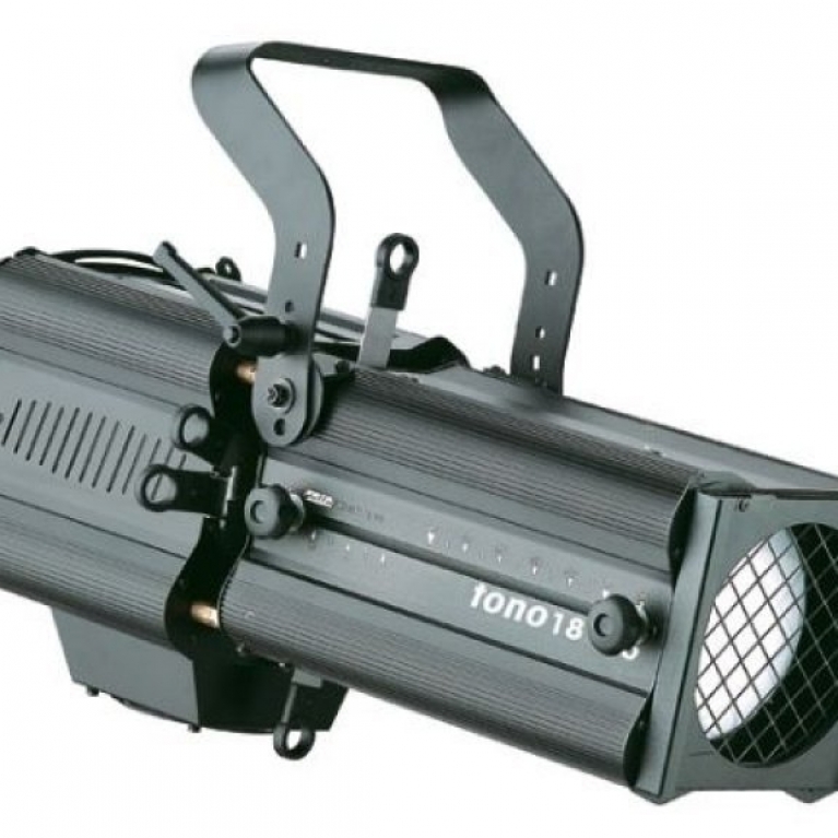 Sagomatore alogeno con ottica regolabile TONO zoom 18/36° 2000W nero