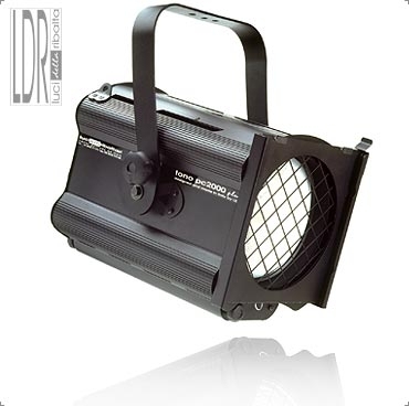 Faro teatrale alogeno Antihalo TONO pc 2000W plus bianco