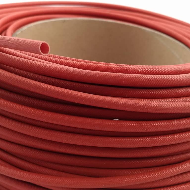 Tubetto guaina vetrosilicone rossa al metro