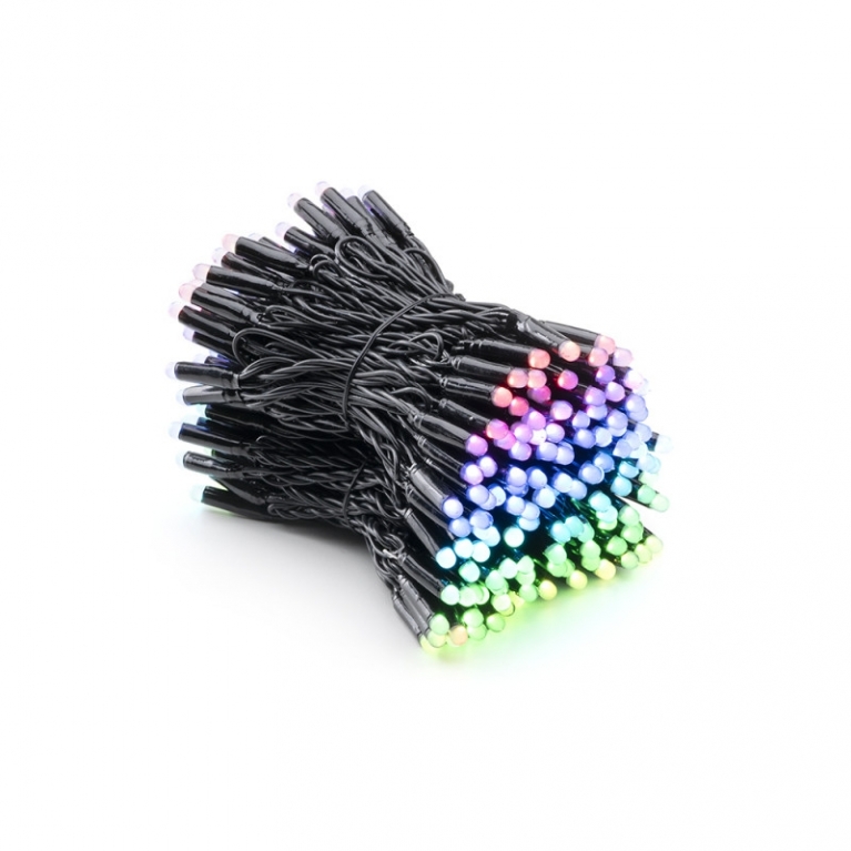 Twinkly Pro trecce luminose led 250 RGB IP65 25m cavo nero